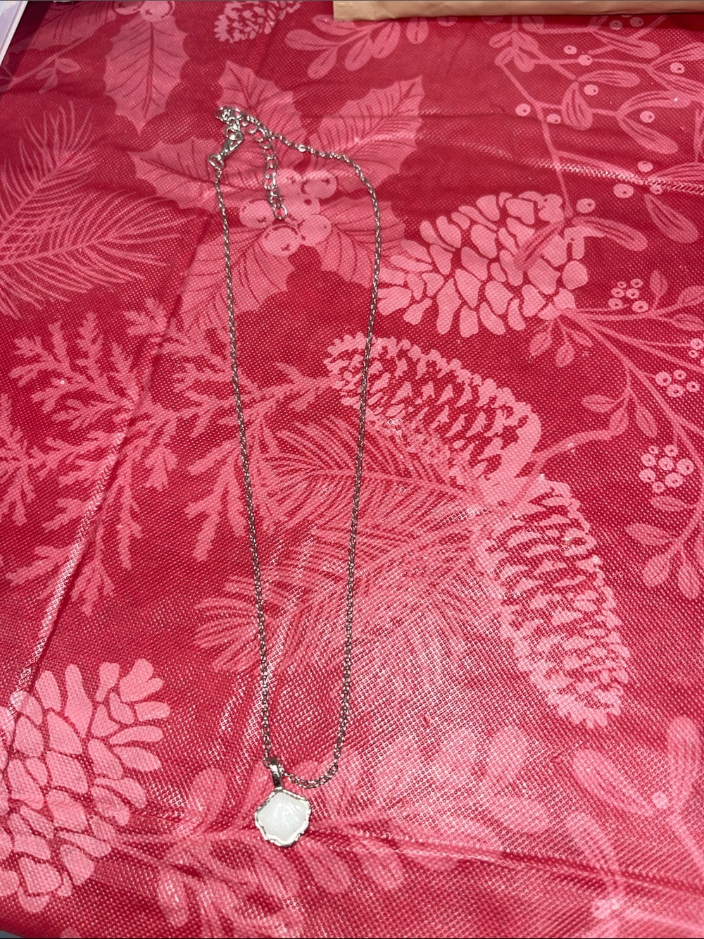 Silver White Pendant Necklace - Women Jewelry